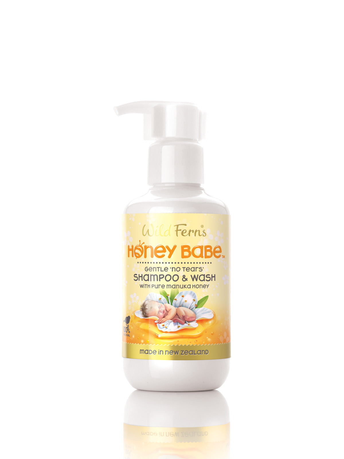 Honey Babe Gentle "No Tears" Shampoo and Wash, 140 ml