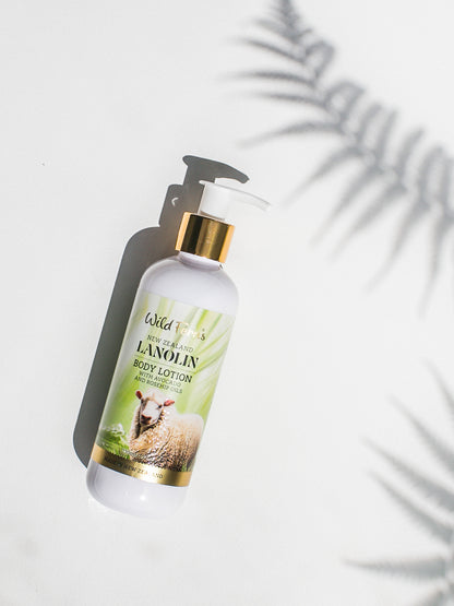 Lanolin Body Lotion and Avocado and Rose Hip Oil, 230 ml