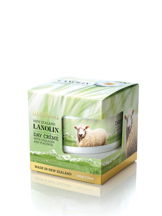 Lanolin Day Crème with Collagen and Placenta, 100 g