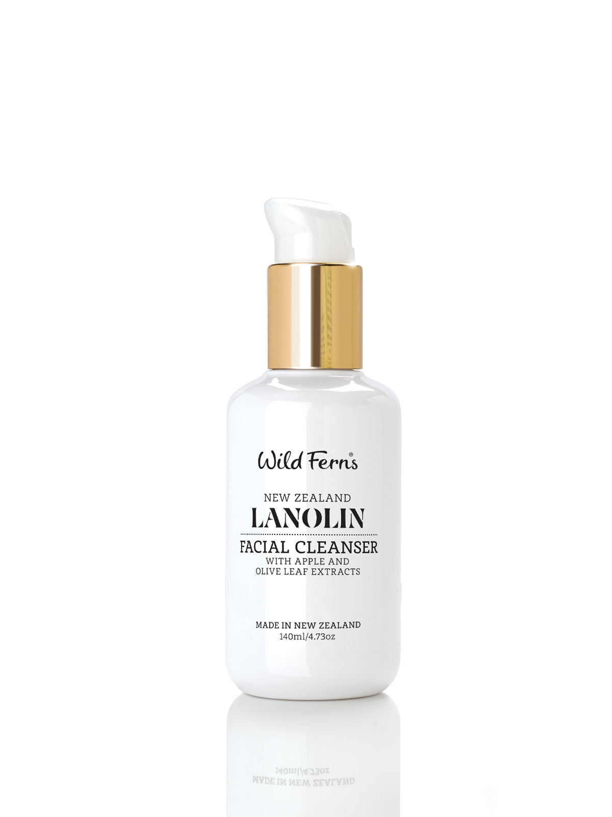 Lanolin Facial Cleanser with Apple and Olive Leaf Extracts, 140 ml