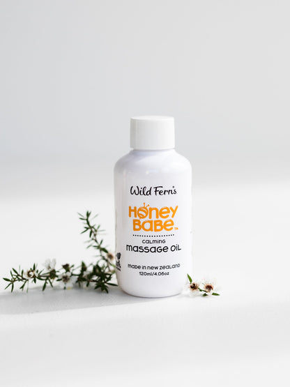 Honey Babe Calming Massage Oil, 120 ml