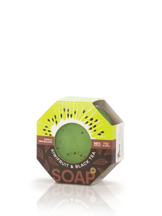 Double Soap Kiwifruit and Black Tea Soap, 115 g
