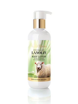 Lanolin Body Lotion & Avocado & Rose Hip Oil