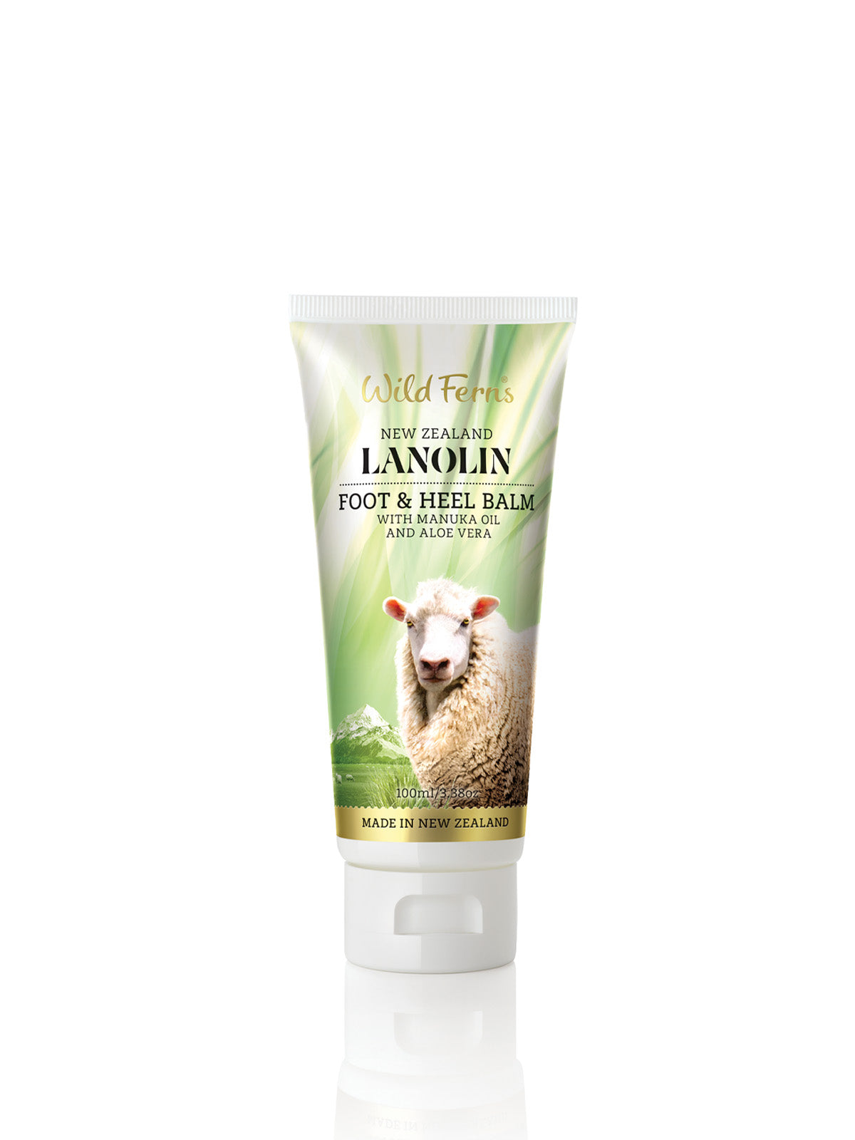 Lanolin Foot and Heel Balm with Manuka Oil and Aloe Vera, 100 ml Wild