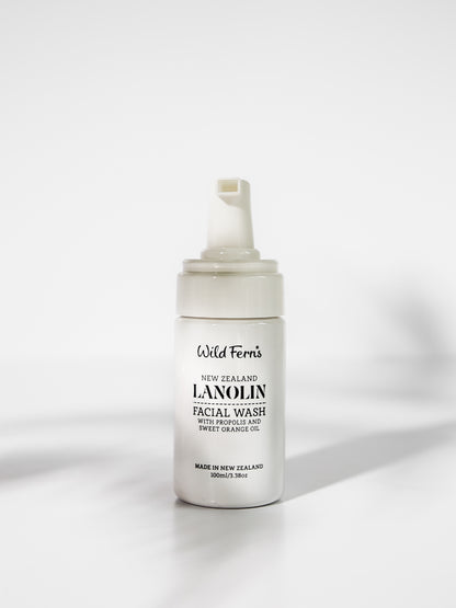 Lanolin Facial Wash with Propolis and Sweet Orange, 100ml