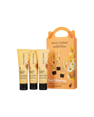 Wild Ferns Mānuka Honey Get Glowing Mini Facial Gift Set