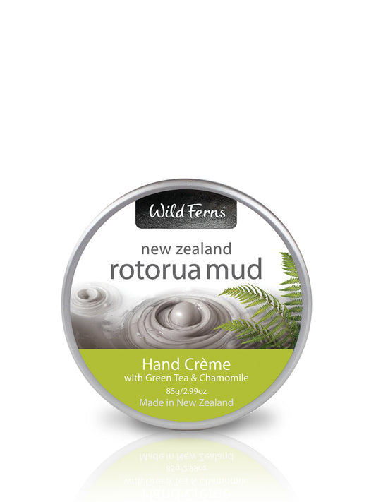 Rotorua Mud Hand Crème with Green Tea & Chamomile, 85 g