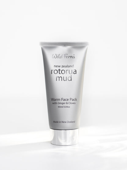 Rotorua Mud Warm Face Pack with Ginger & Cloves, 90 ml