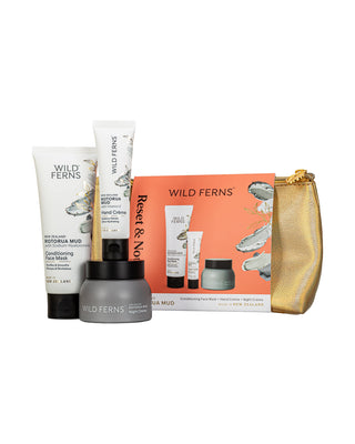 Rotorua Mud Reset & Nourish Cosmetic Bag Set