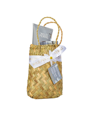 Wild Ferns Rotorua Mud Woven Basket Gift Set