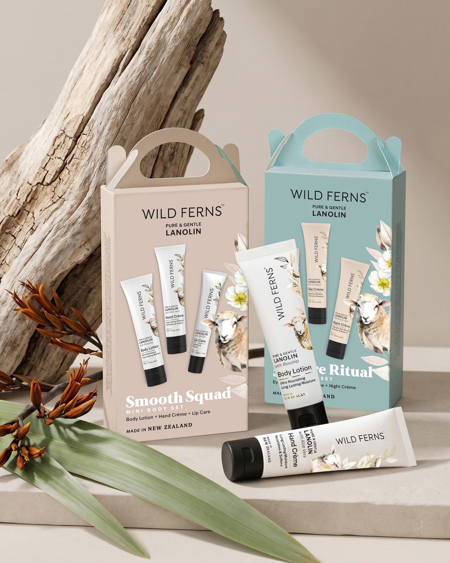 Lanolin Smooth Squad Mini Body Set