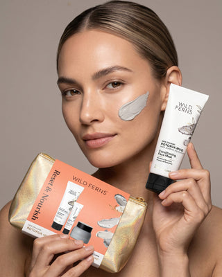 Rotorua Mud Reset & Nourish Cosmetic Bag Set