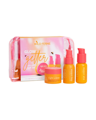 Wild Ferns Essentials Mānuka Honey Glow Getter AM-PM Gift Set