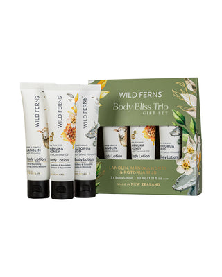 Wild Ferns Body Bliss Trio Body Lotion Gift Set