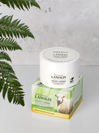 Lanolin Night Crème with Mānuka Honey & Royal Jelly